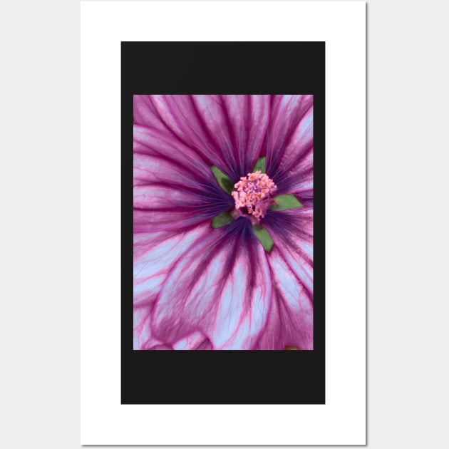 Ultraviolet Flower Purple Nature Wall Art by 3vaN